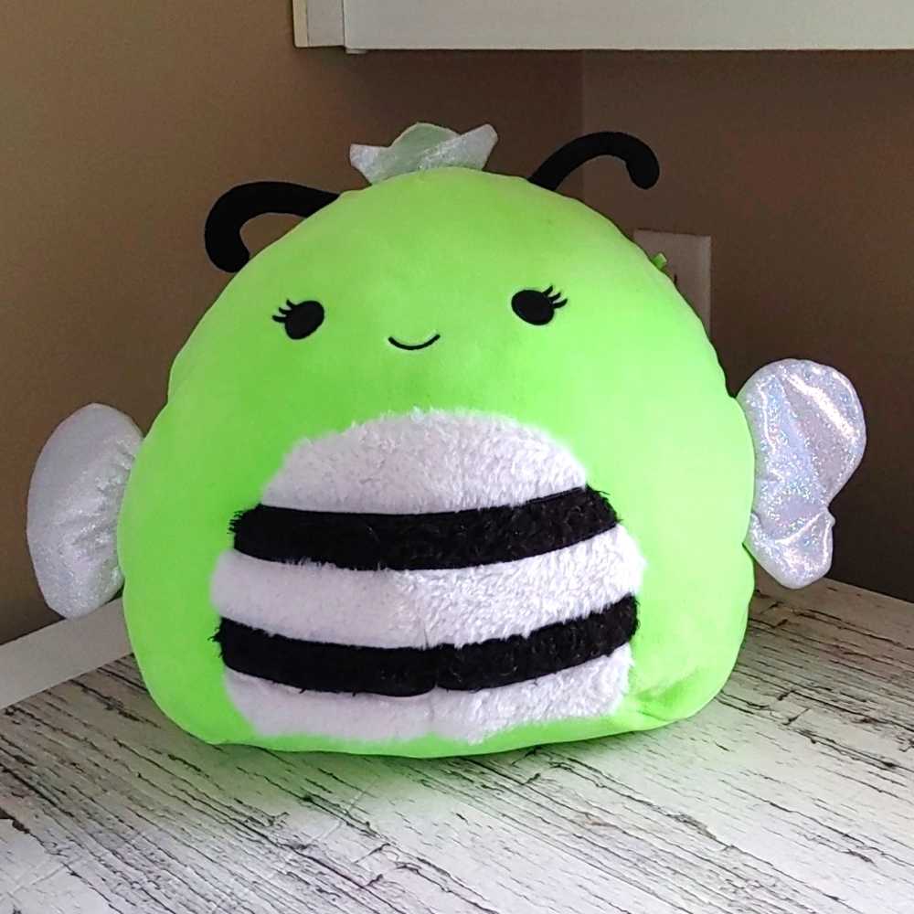SQUISHMALLOW Sunny The Neon Green Queen Bee 12 inch (30cm)